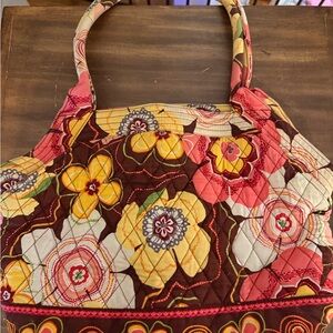 Vera Bradley Multicolor Floral Quilted Shoulder Bag